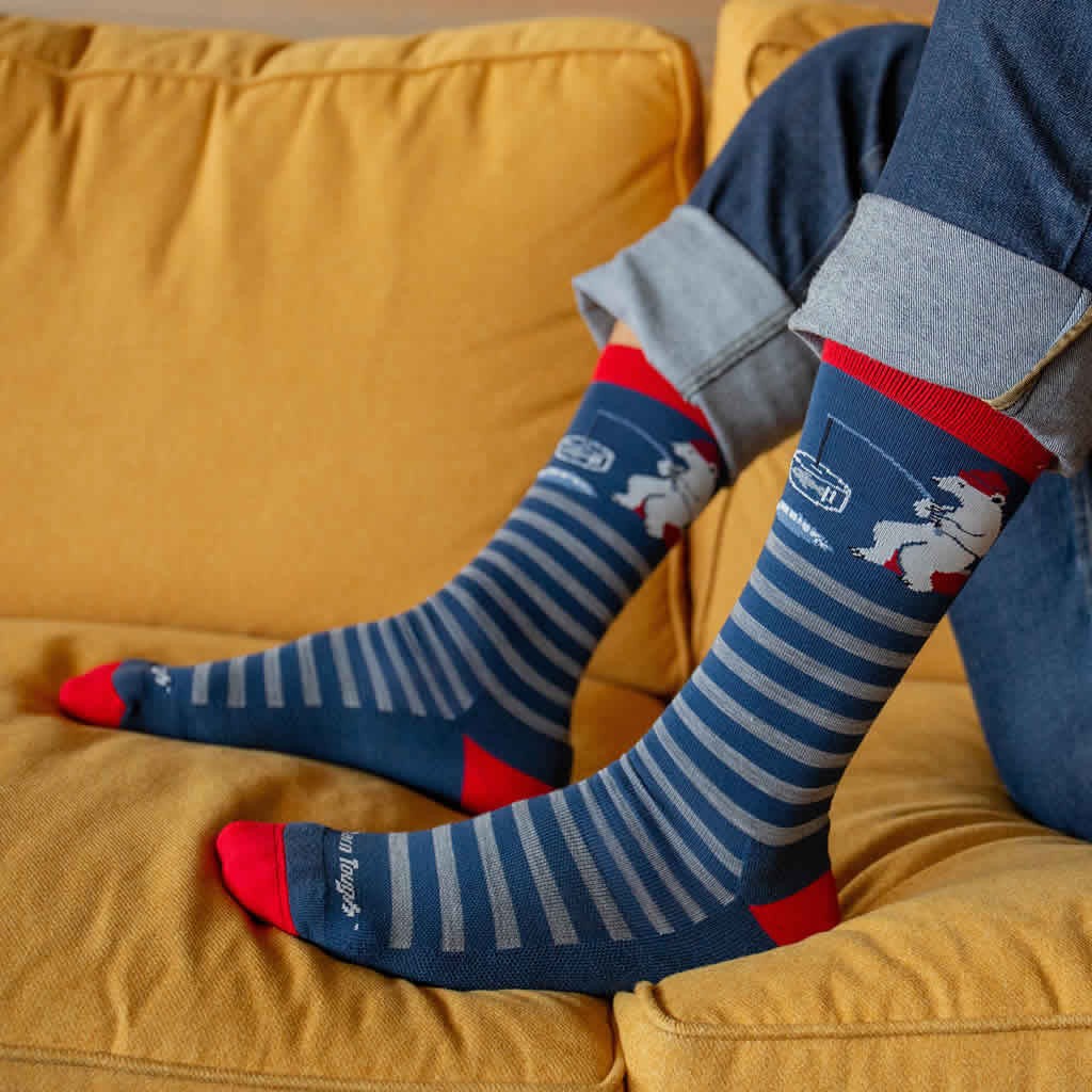 Men's Wild Life Crew Lightweight Cushion Lifestyle Sock