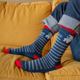 Men's Wild Life Crew Lightweight Cushion Lifestyle Sock
