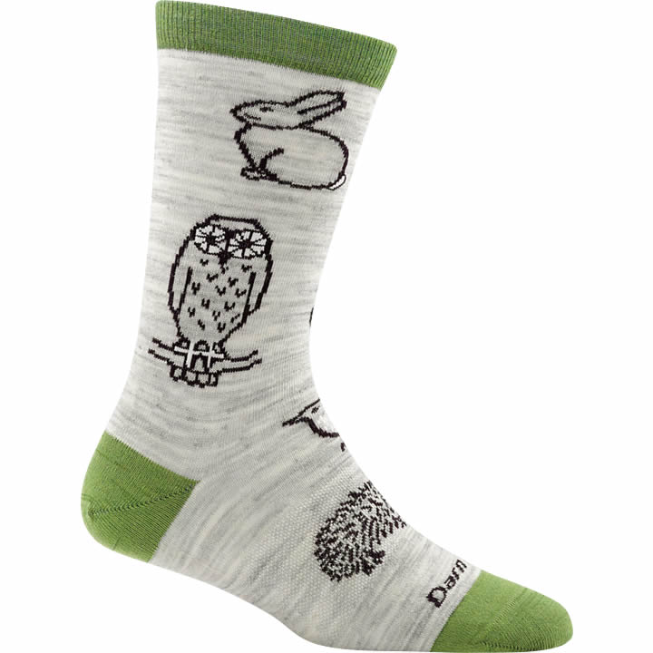 Women's Woodland Creatures Crew Light Socks