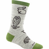 Women's Woodland Creatures Crew Light Socks