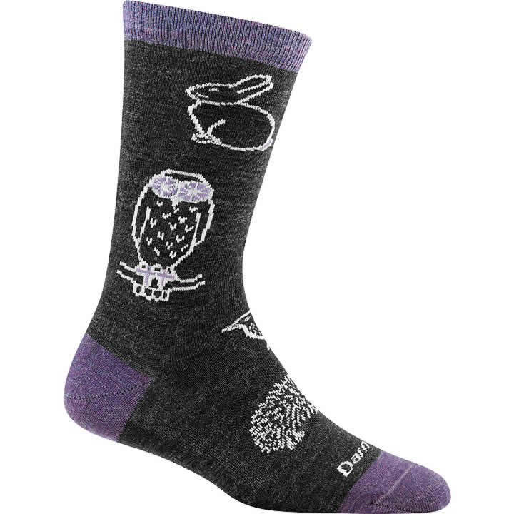 Women's Woodland Creatures Crew Light Socks