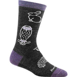 Women's Woodland Creatures Crew Light Socks