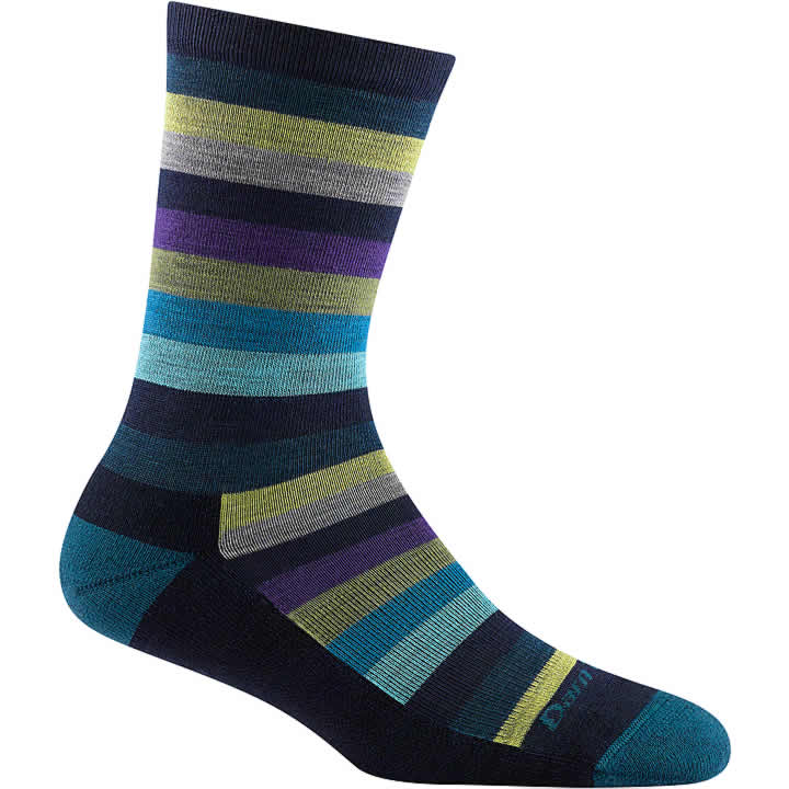 Women's Mystic Stripe Crew Light Cushion Socks