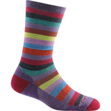 Women's Mystic Stripe Crew Light Cushion Socks