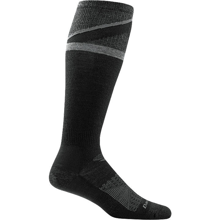 Darn Tough Mountain Top Over-The-Calf Light Socks Men's - BLACK - LARGE