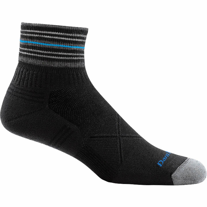 Darn Tough Vertex 1/4 Ultra-Light Socks Men's - BLACK - X-LARGE