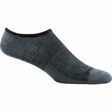Darn Tough Topless Solid No Show Hidden Light Sock Men's - GRAY - LARGE