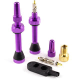Serfas Tubeless Presta Valves 44 Purple