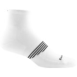Darn Tough Element 1/4 Sock Lightweight Cushion Socks Men's - WHITE - MEDIUM