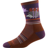 Women's Critter Club Micro Crew Lightweight Cushion Hiking Sock