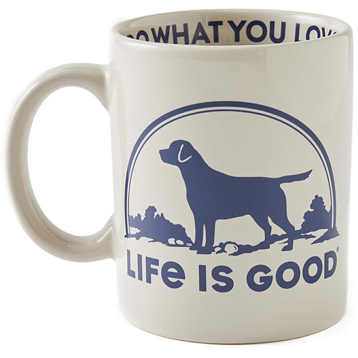 Floral Sunset Dog Jake's Mug