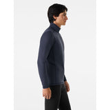 Arc'teryx Rho Heavyweight Base Layer Zip Neck Men's - BLACK SAPPHIRE - MEDIUM