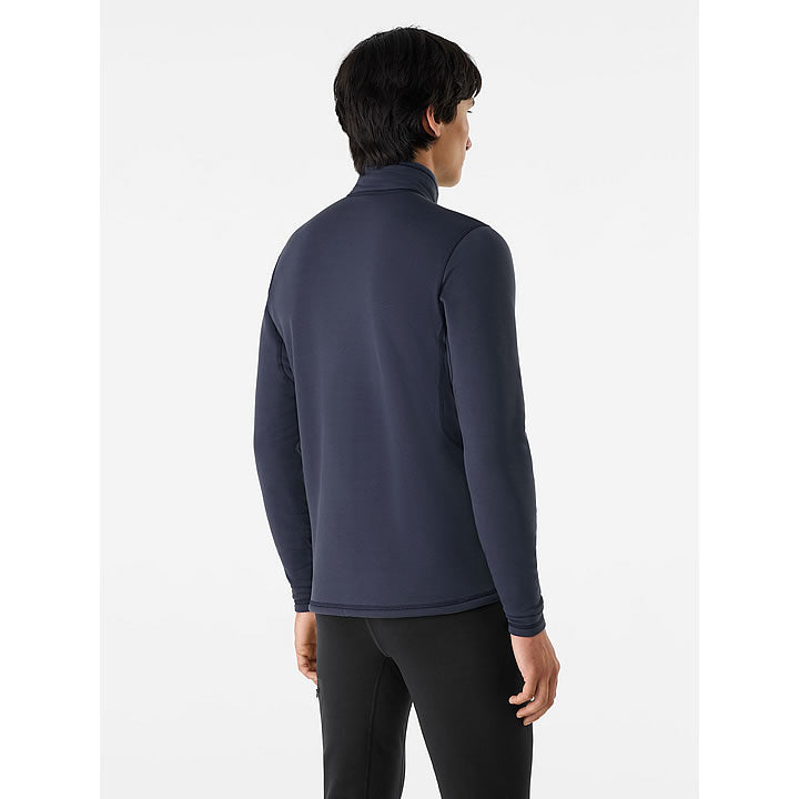 Arc'teryx Rho Heavyweight Base Layer Zip Neck Men's - BLACK SAPPHIRE - MEDIUM