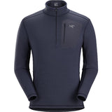 Arc'teryx Rho Heavyweight Base Layer Zip Neck Men's - BLACK SAPPHIRE - MEDIUM