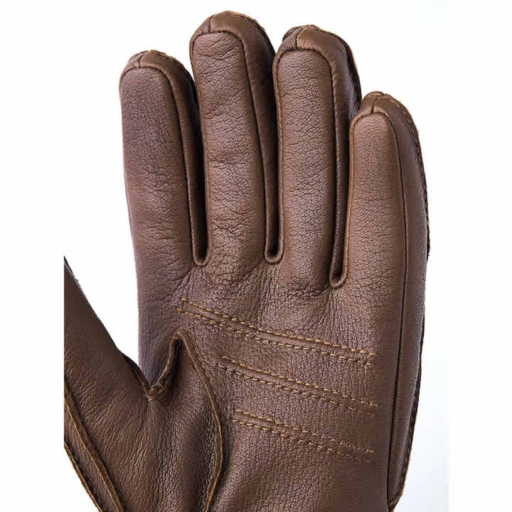 Men's Deerskin Primaloft Ribbed Gloves