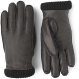 Men's Deerskin Primaloft Ribbed Gloves