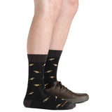 Men's Sawtooth Crew Lightweight Cushion Lifestyle Sock