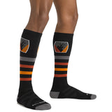 Beer Badge Over-the-Calf Midweight Cushion Ski Snowboard Sock Men'