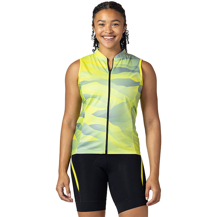 Women's Breakaway Mesh Sleeveless Full Zip Bike Jersey