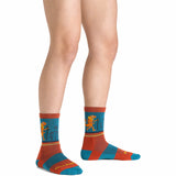 Kids' Sal Micro Crew Lightweight Cushion Hiking Sock