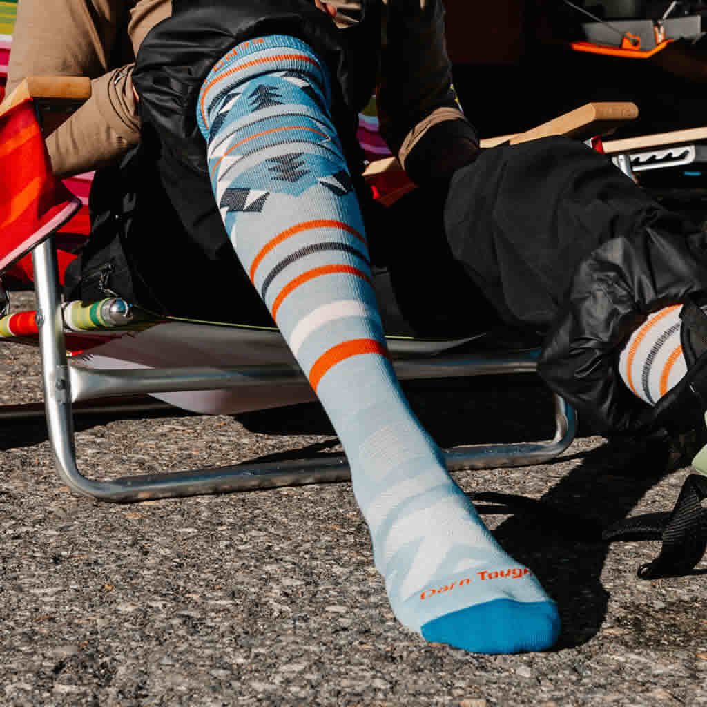 Darn Tough Snowscape Over-the-Calf Lightweight Cushion Ski Sock Women's