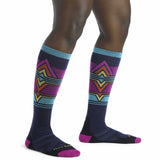 Darn Tough Echo Over-The-Calf Midweight Cushion Ski Snowboard Sock Women's