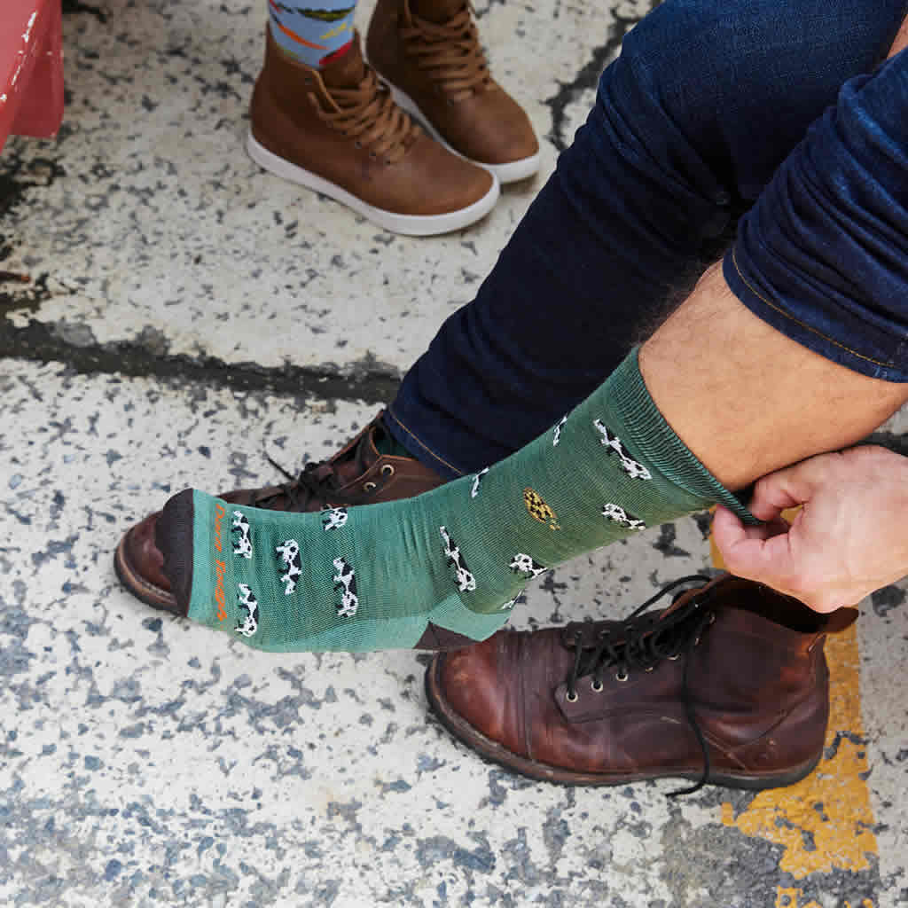 Men's Dairy Air Crew Lightweight Cushion Lifestyle Sock
