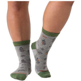 Women's Foliage Lightweight Cushion Micro Crew Sock