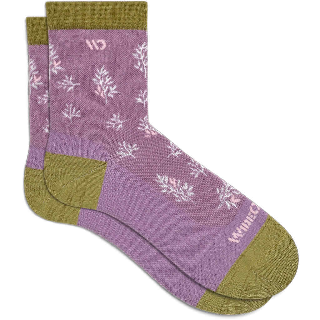 Women's Foliage Lightweight Cushion Micro Crew Sock