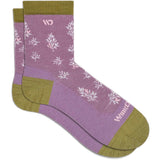 Women's Foliage Lightweight Cushion Micro Crew Sock