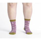 Women's Foliage Lightweight Cushion Micro Crew Sock
