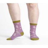 Women's Foliage Lightweight Cushion Micro Crew Sock
