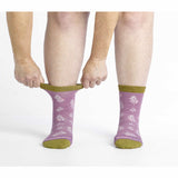 Women's Foliage Lightweight Cushion Micro Crew Sock