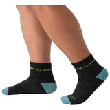 Women's Single Stripe Midweight Cushion Quarter Sock