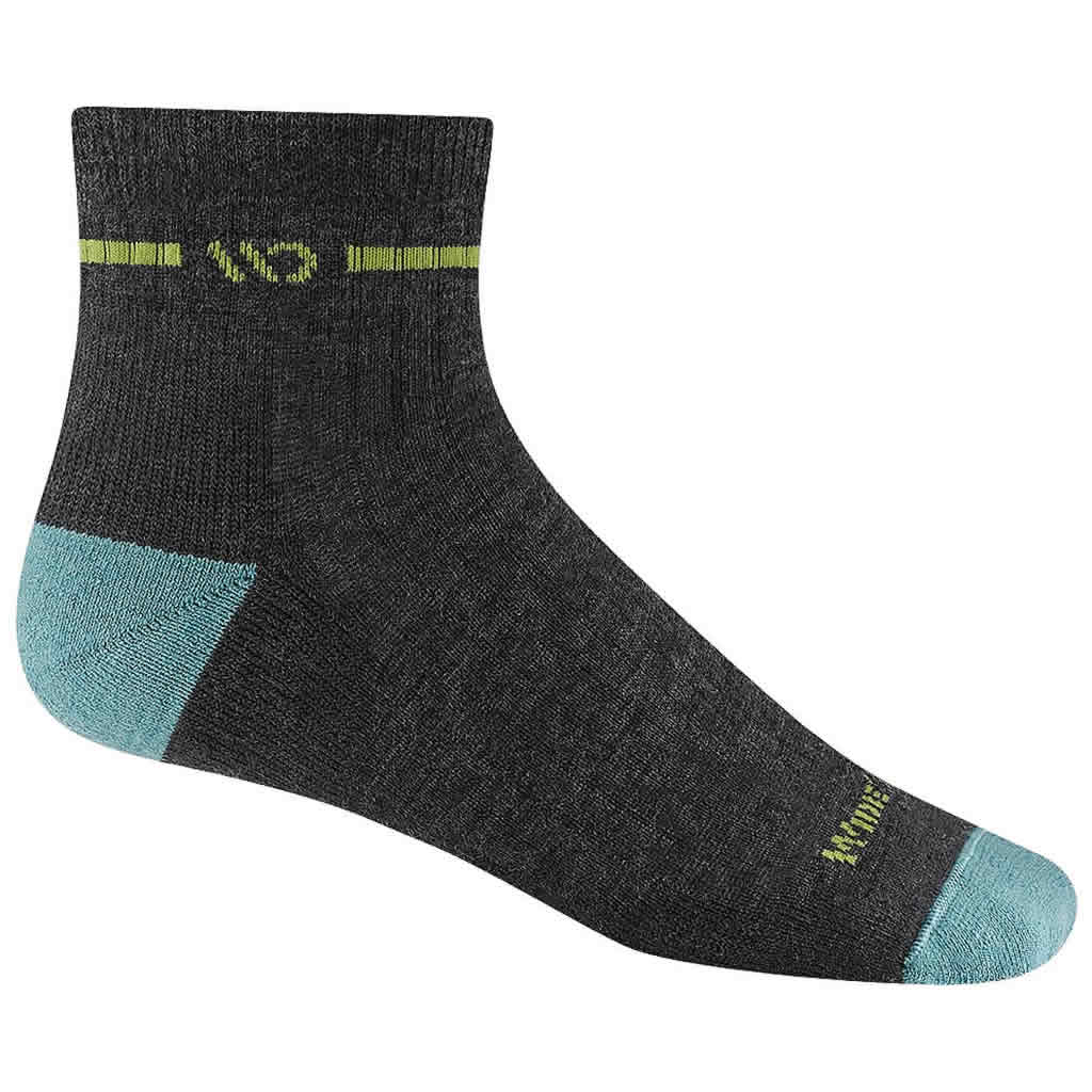 Women's Single Stripe Midweight Cushion Quarter Sock