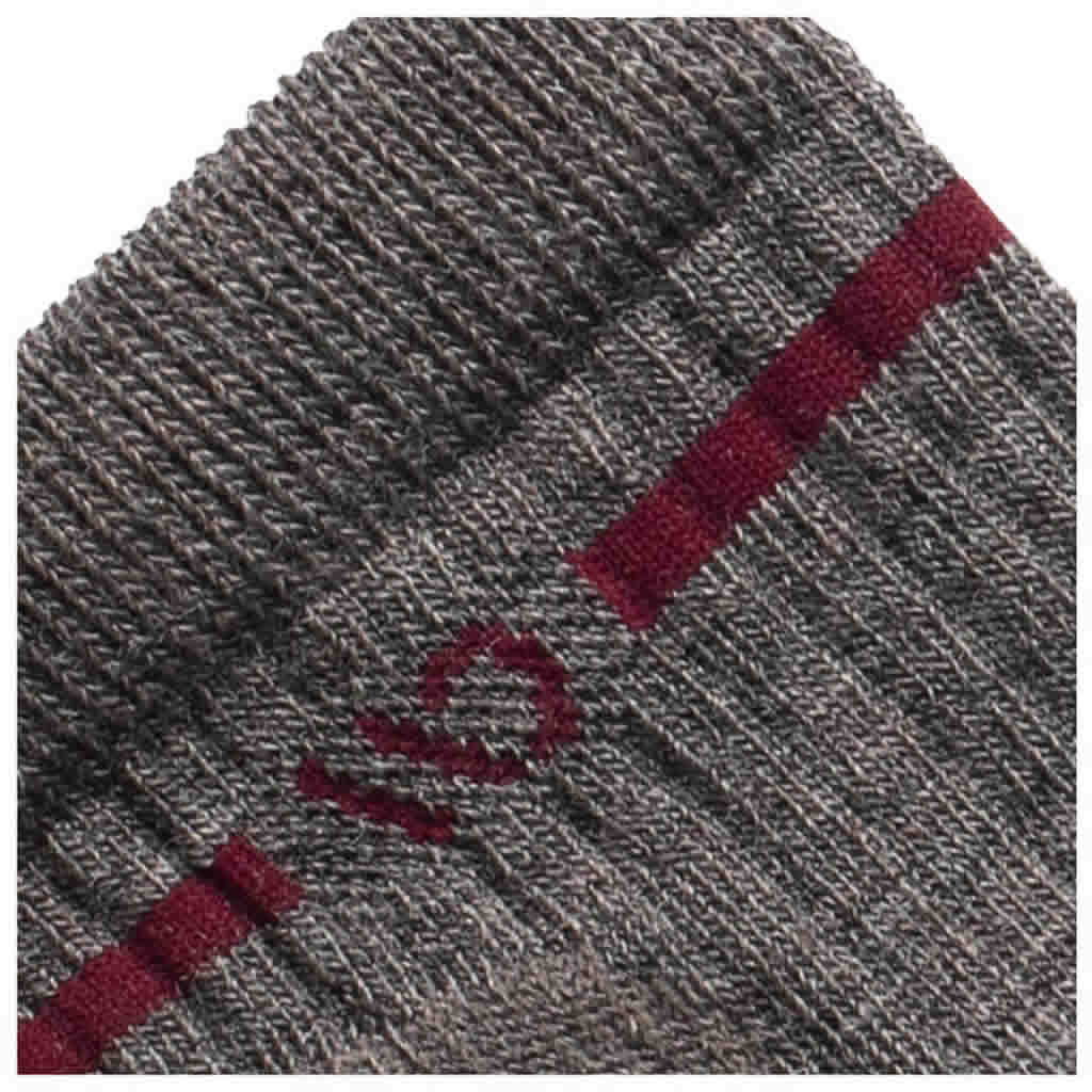 Women's Single Stripe Midweight Cushion Quarter Sock