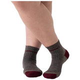 Women's Single Stripe Midweight Cushion Quarter Sock