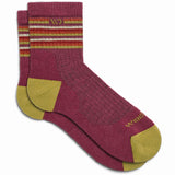 Women's Multi Stripe Midweight Cushion Micro Crew Sock