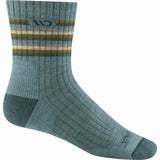 Women's Multi Stripe Midweight Cushion Micro Crew Sock