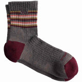 Women's Multi Stripe Midweight Cushion Micro Crew Sock