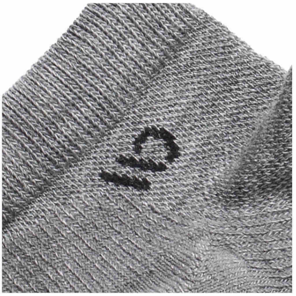 Men's Solid Midweight Cushion No Show Sock