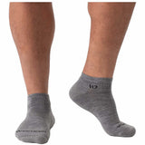 Men's Solid Midweight Cushion No Show Sock