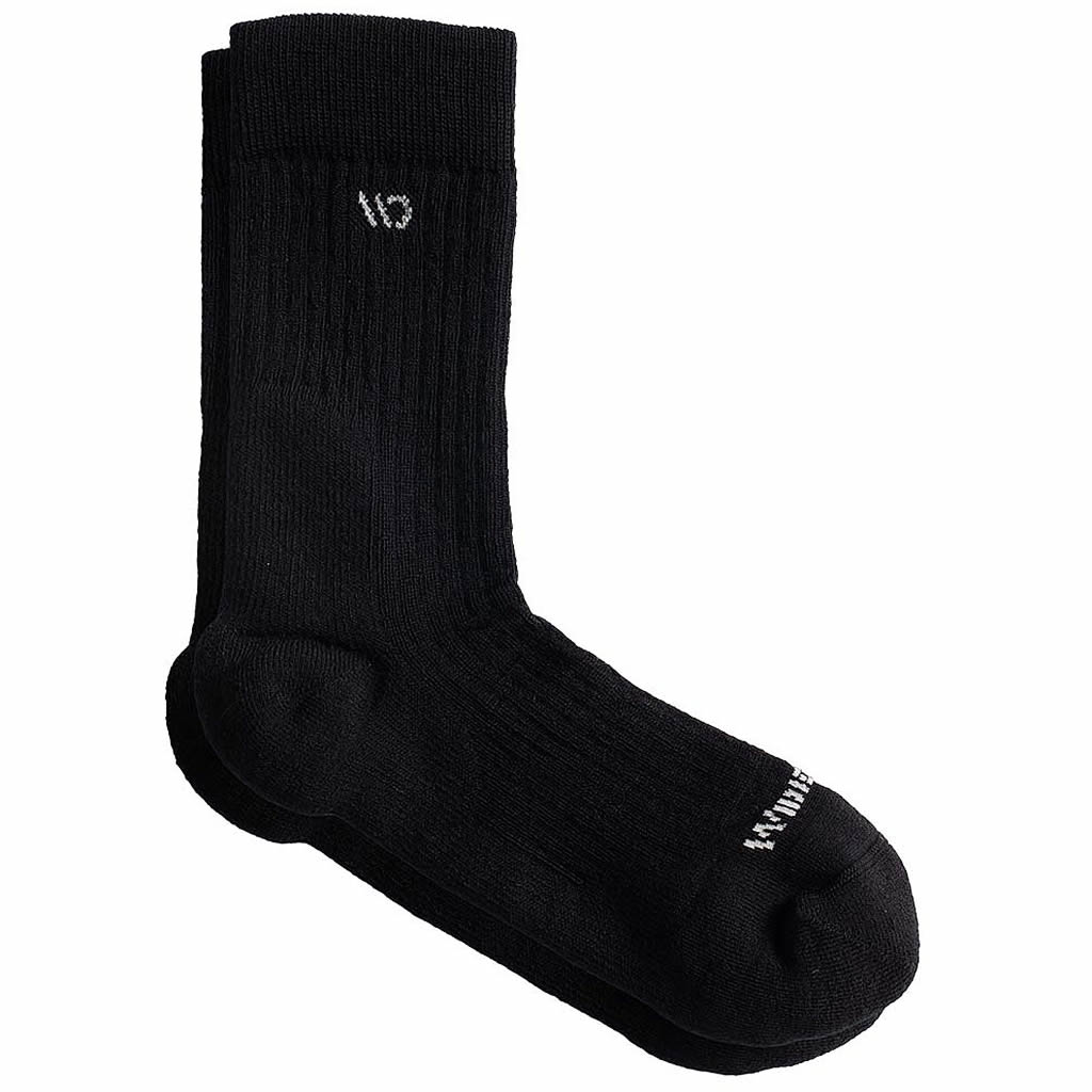 Men's Solid Midweight Cushion Micro Crew Sock