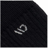 Men's Solid Midweight Cushion Micro Crew Sock