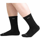 Men's Solid Midweight Cushion Micro Crew Sock