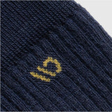 Men's Solid Midweight Cushion Micro Crew Sock