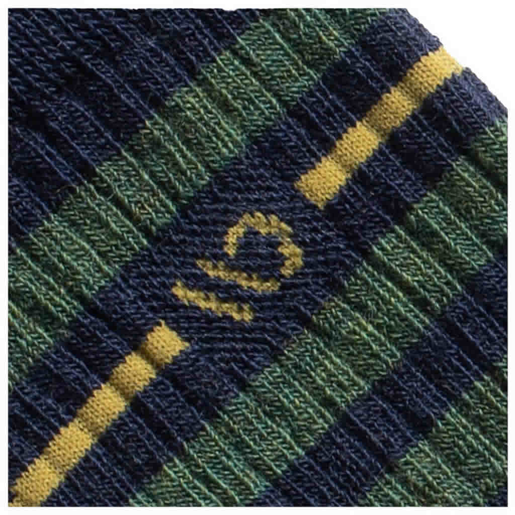 Men's Vintage Stripe Midweight Crew Sock