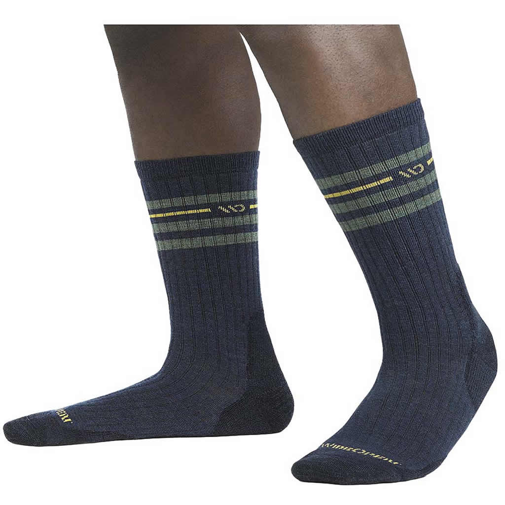 Men's Vintage Stripe Midweight Crew Sock