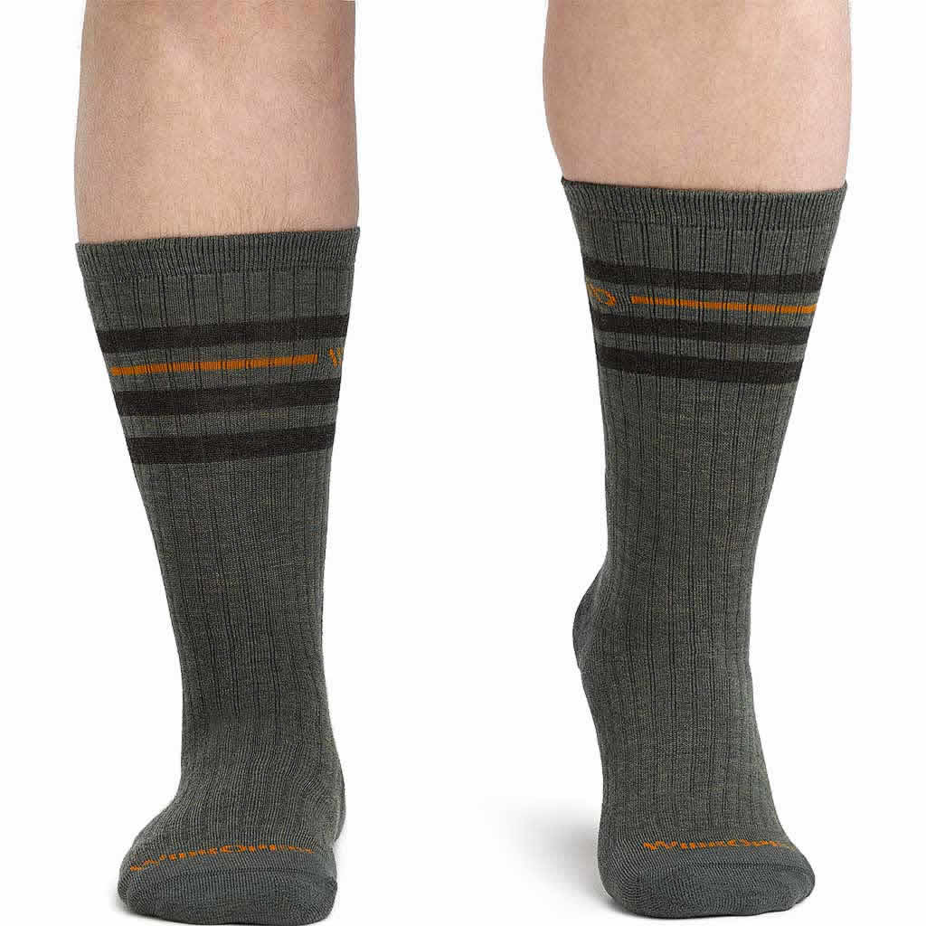 Men's Vintage Stripe Midweight Crew Sock