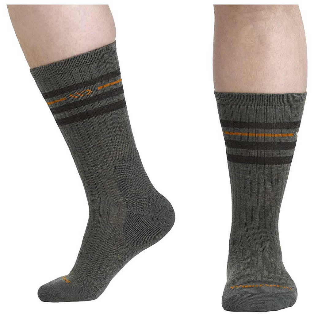 Men's Vintage Stripe Midweight Crew Sock